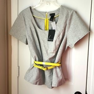 LANE  COLLECTION PEPULLUM TOP